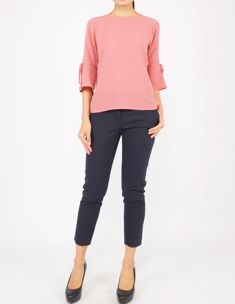 Bettina Flare Sleeves Top (Clay)