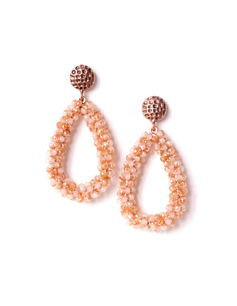 Rachel Beaded Drop Earrings (Colors Available)