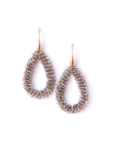 Rae Beaded Drop Dangling Earrings (Colors Available)