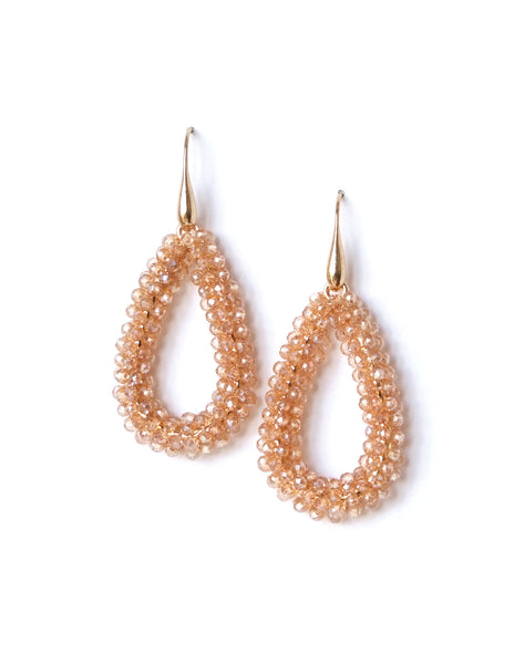 Rae Beaded Drop Dangling Earrings (Colors Available)