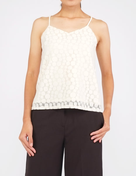 Brooklyn Crossback Top (Cream)