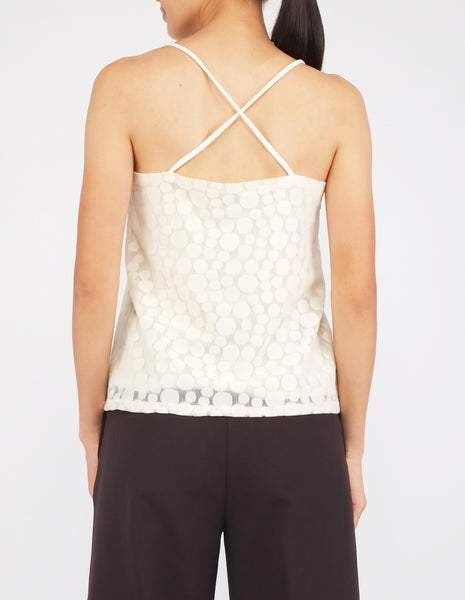 Brooklyn Crossback Top (Cream)