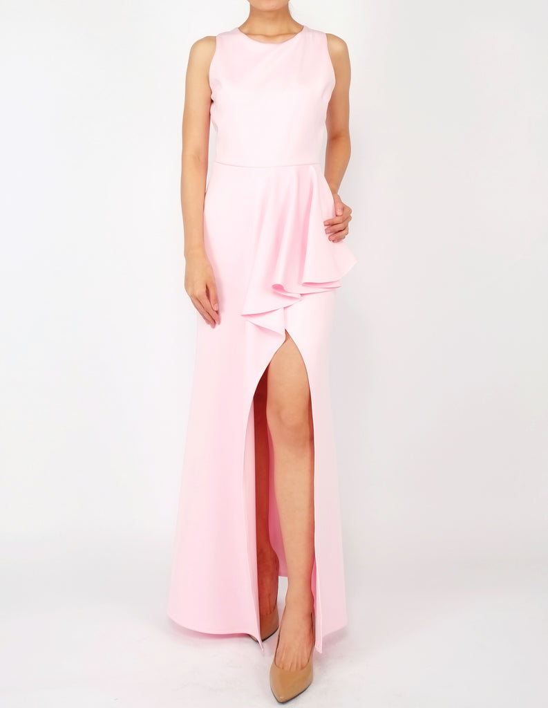 Hye Split Skirt Gown (Blush Pink)