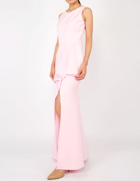 Hye Split Skirt Gown (Blush Pink)