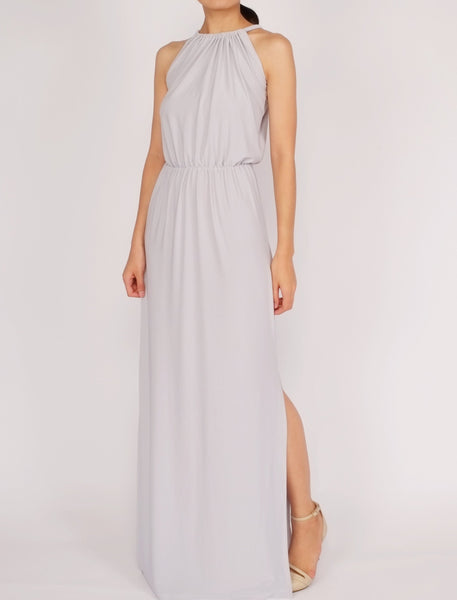 Eliza Maxi Dress (Dove Grey)