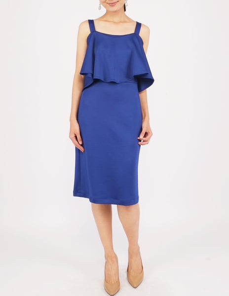 Evonna Popover Dress (Royal Blue)