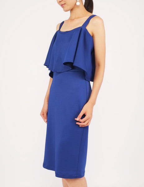 Evonna Popover Dress (Royal Blue)