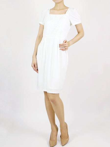 Jana ITY Lace Front Dress (Ivory)