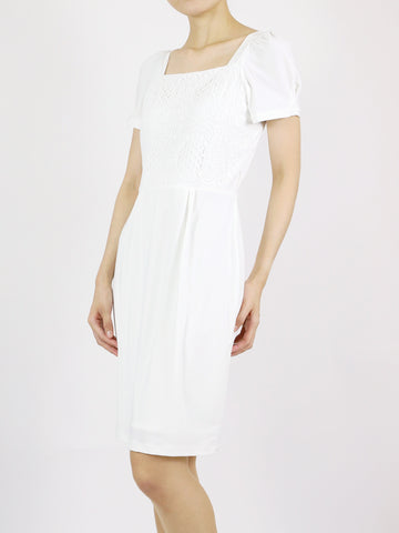 Jana ITY Lace Front Dress (Ivory)