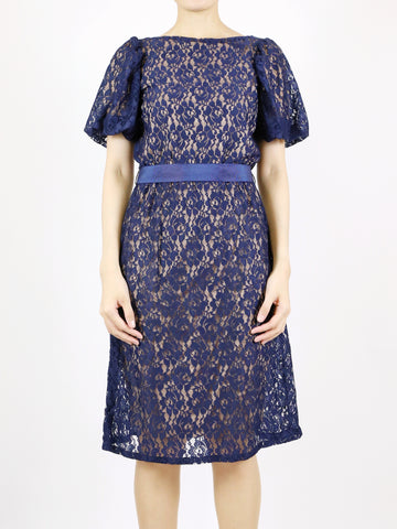 Kate Lace Dress (Navy)