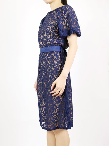 Kate Lace Dress (Navy)