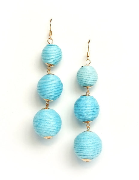 Perry Ball Drop Earrings (Colors Available)