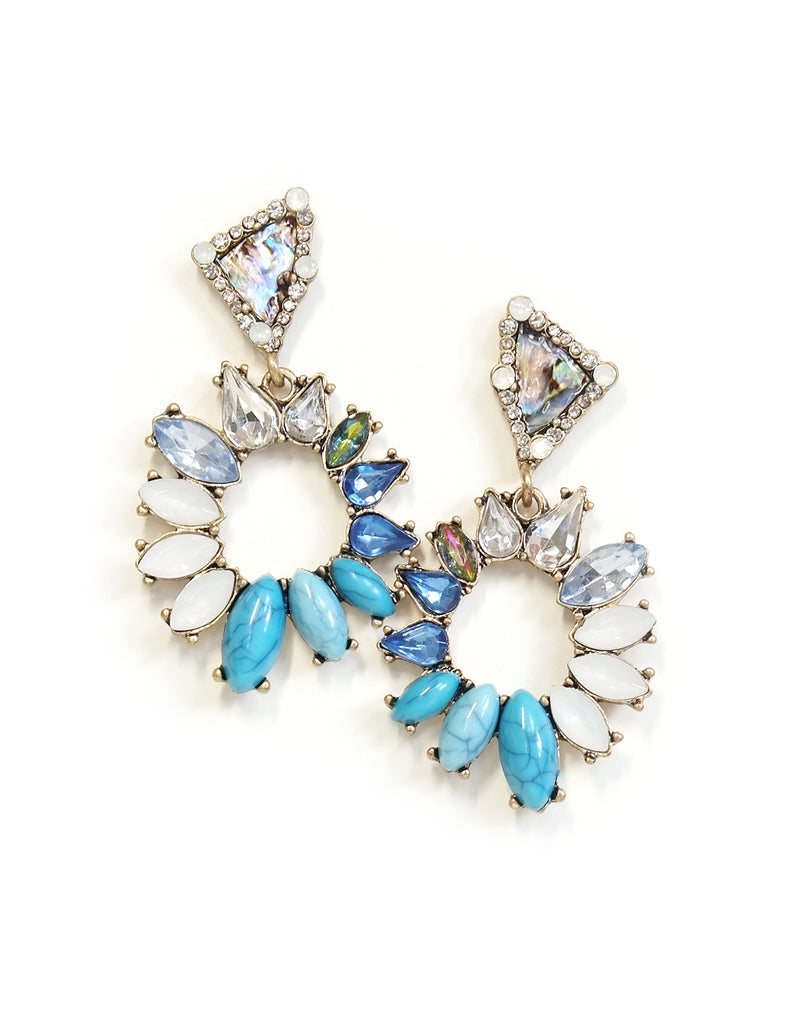 Raine Turquoise Drop Earrings